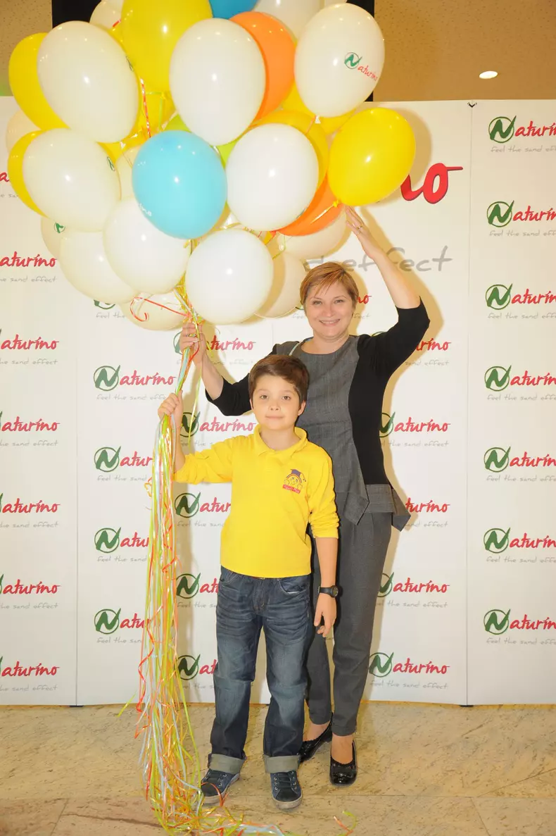 Cristina Stanciulescu (Ringier) si fiul ei, Teodor