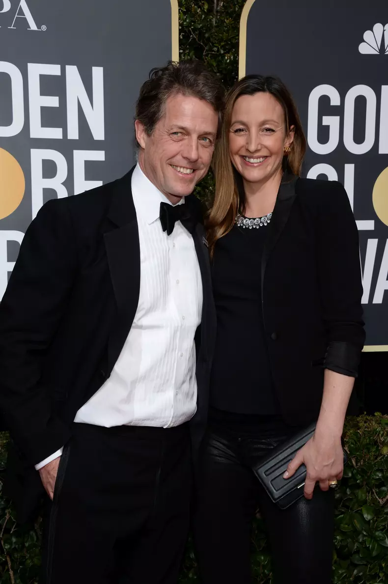 Hugh Grant și Anna Eberstein