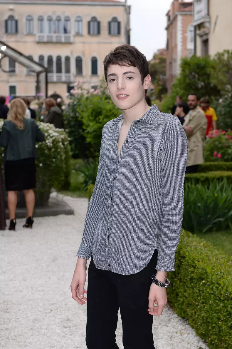 Milla Jovovich performs for artist Tara Subkoff at the Venice art Biennale