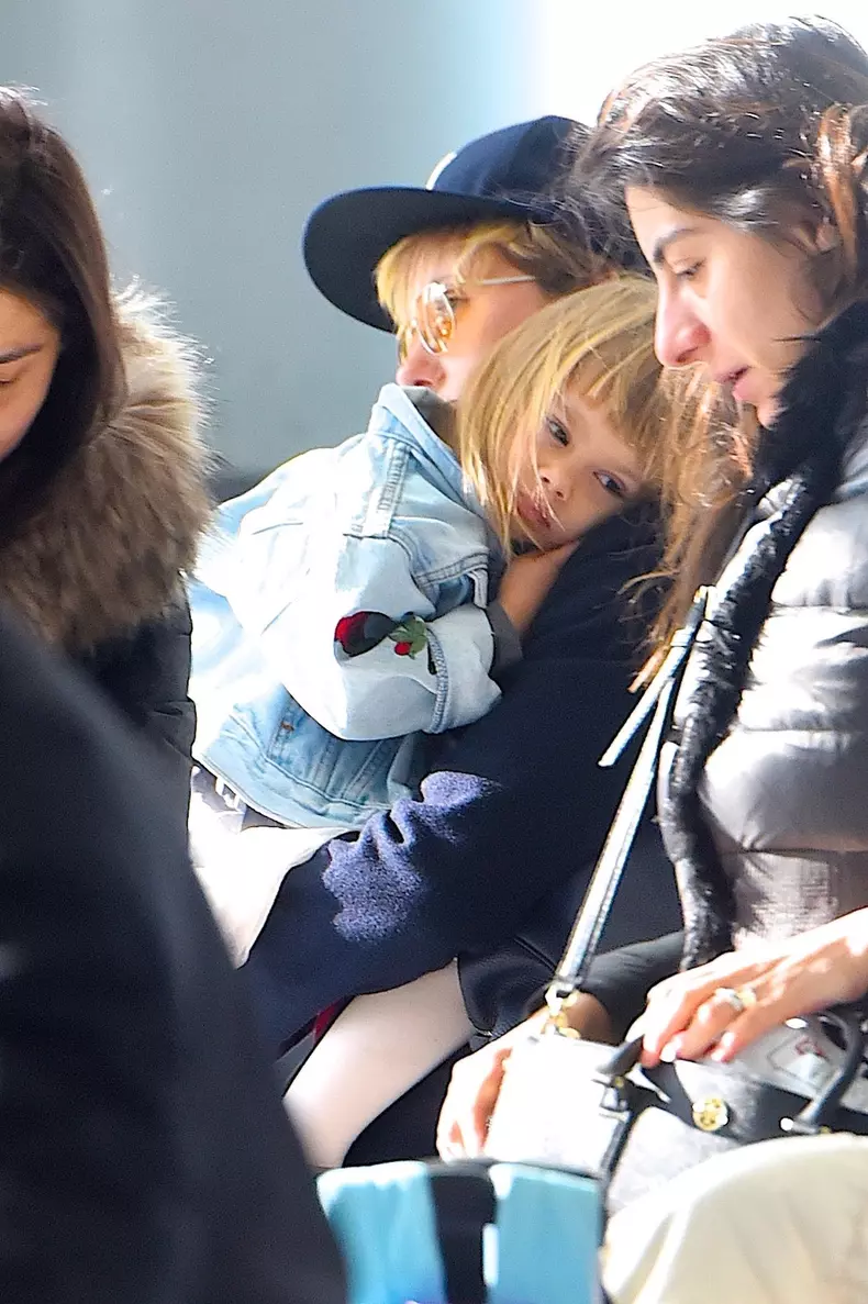 *EXCLUSIVE* Scarlett Johansson and her daughter Rose depart JFK Airport