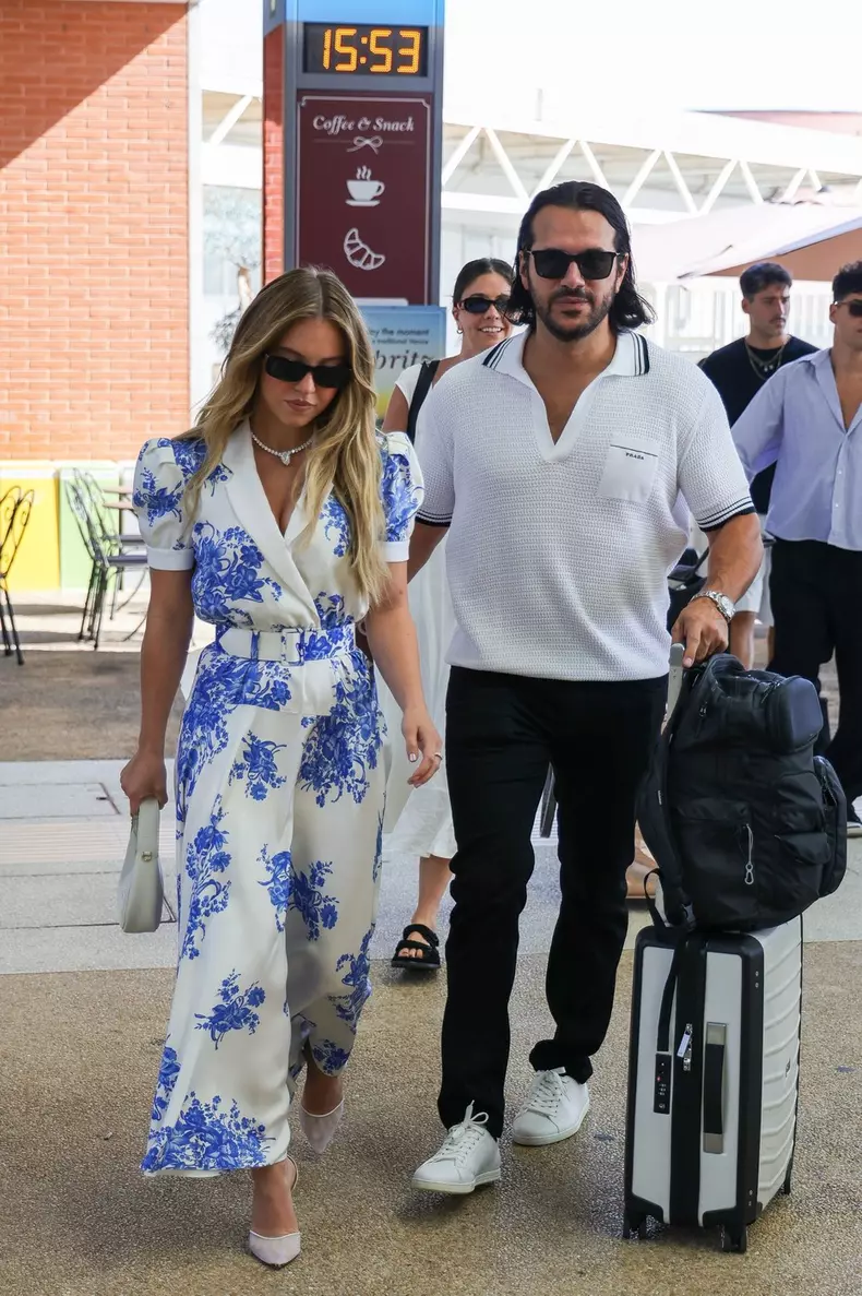 Sydney Sweeney and Jonathan Davino arrive in style at Venice Film Festival