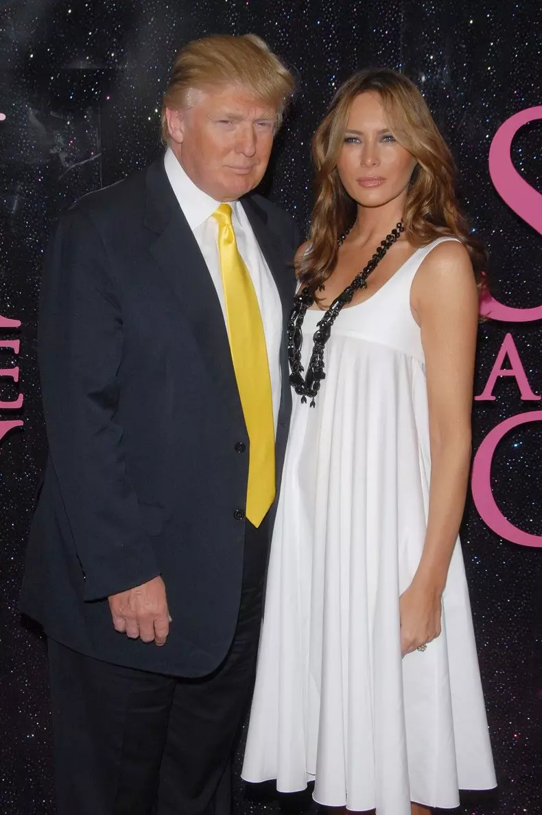 DONALD TRUMP + wife MELAN