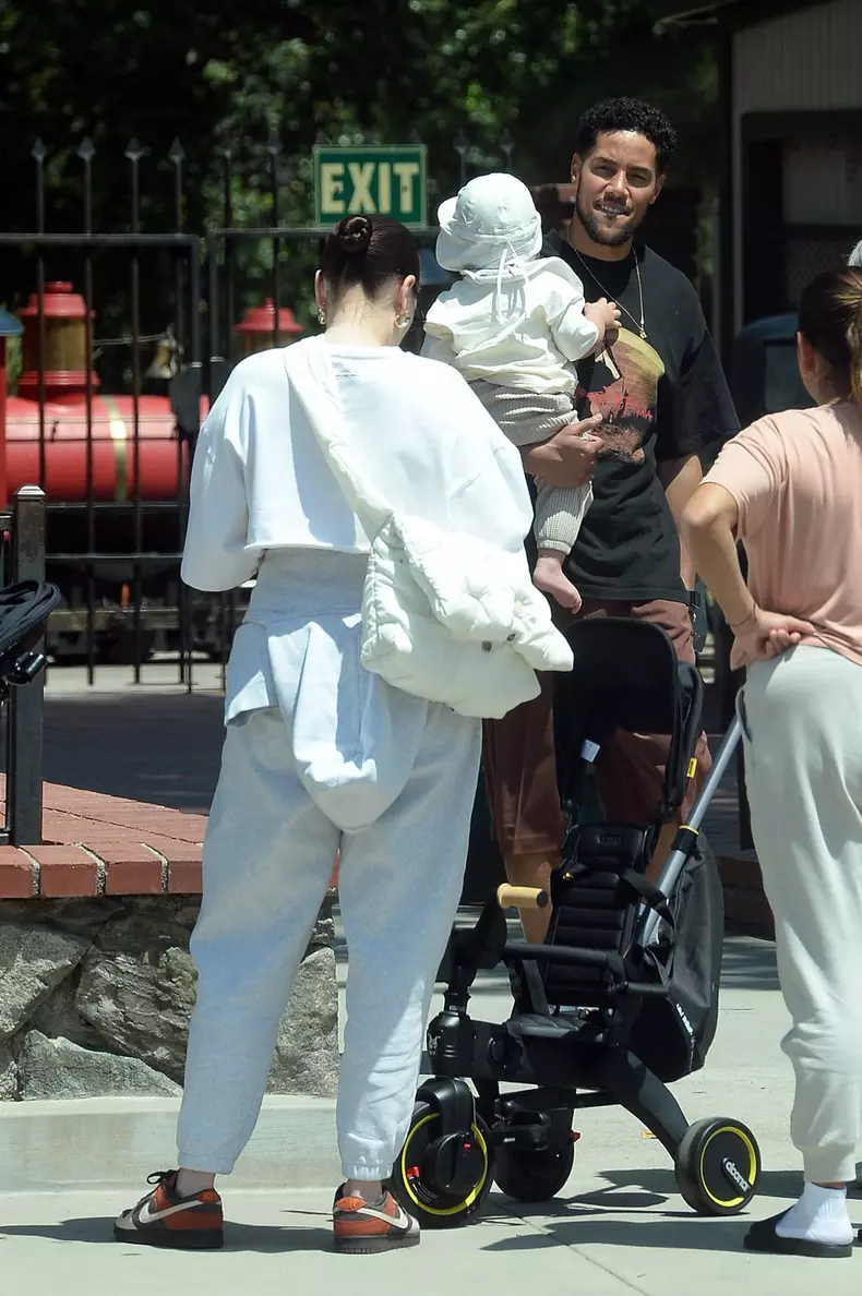 EXCLUSIVE: Jessie J and Chanan Colman step out with family in Los Angeles.