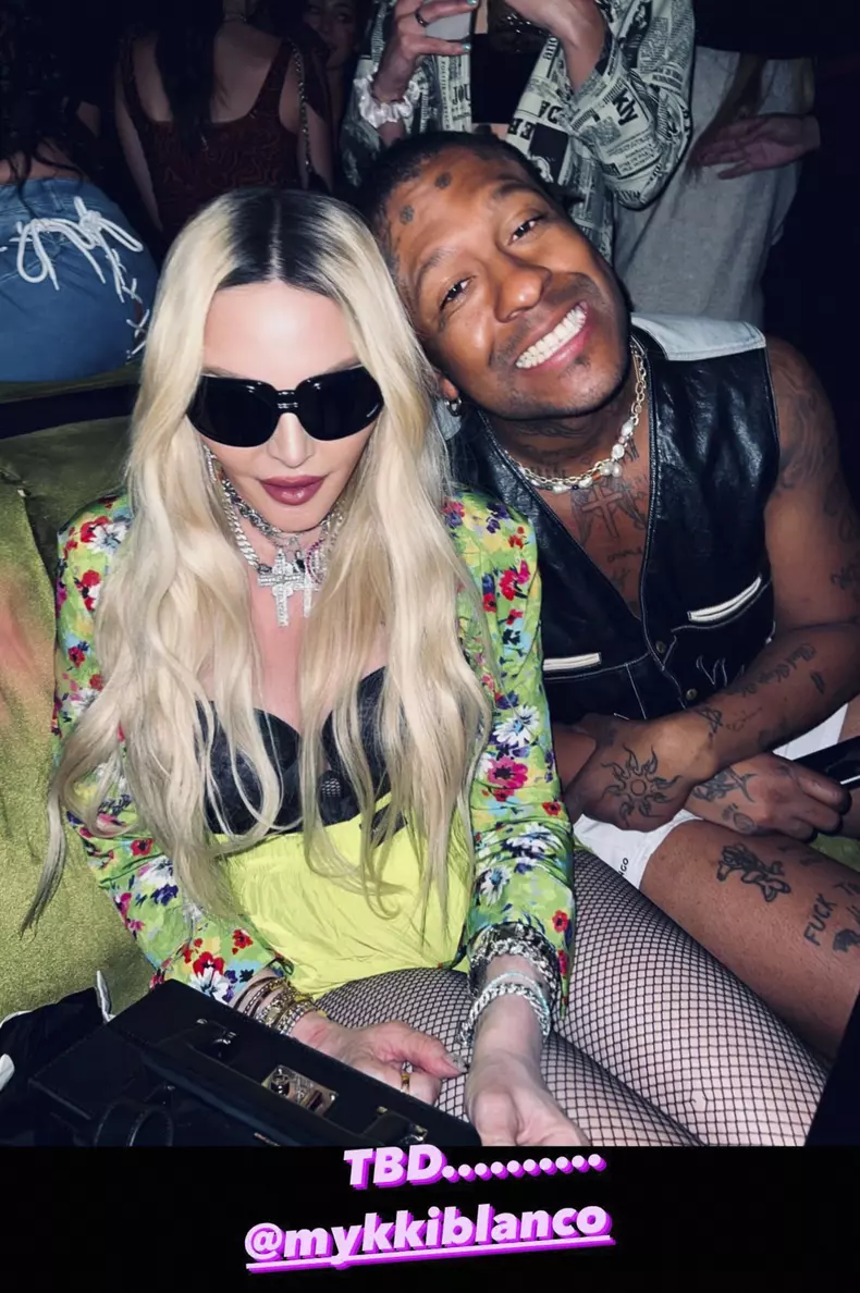 Madonna sur Instagram