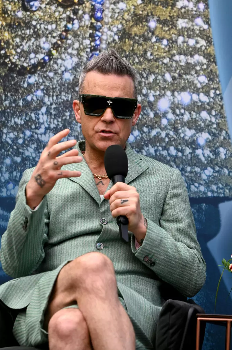 British singer Robbie Williams in Austria