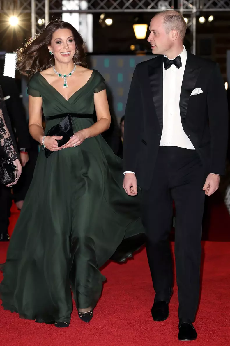 Kate Middleton nu a purtat negru la Gala Premiilor BAFTA 2018