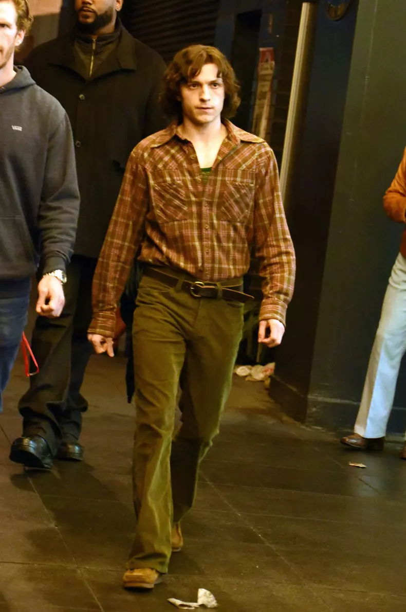 Tom Holland On Set - NYC