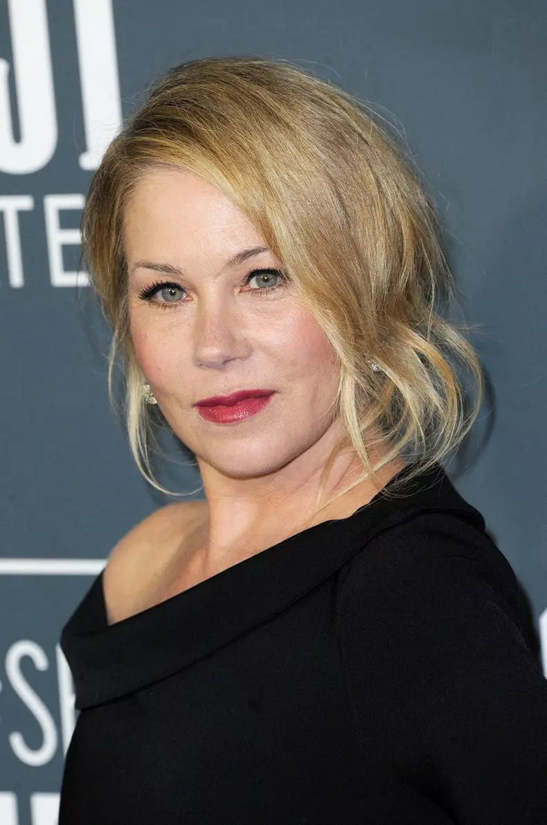 Christina Applegate at the 25th Annual Critics' Choice Awards held at the Barker Hangar in Santa Monica, USA on January 12, 2020.