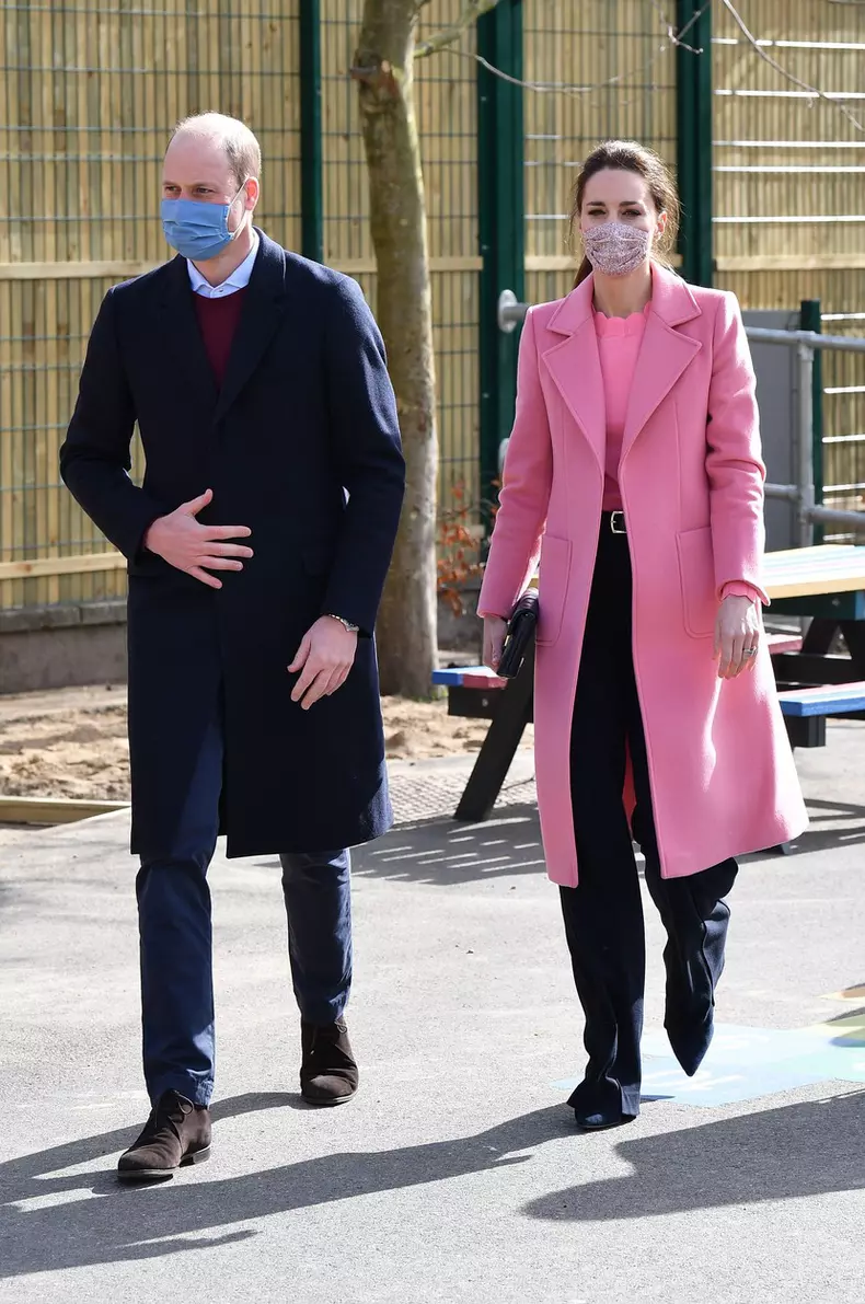 Prince William, Duke of Cambridge and Catherine, Duchess of Cambridge visit School21, London, UK - 11 Mar 2021