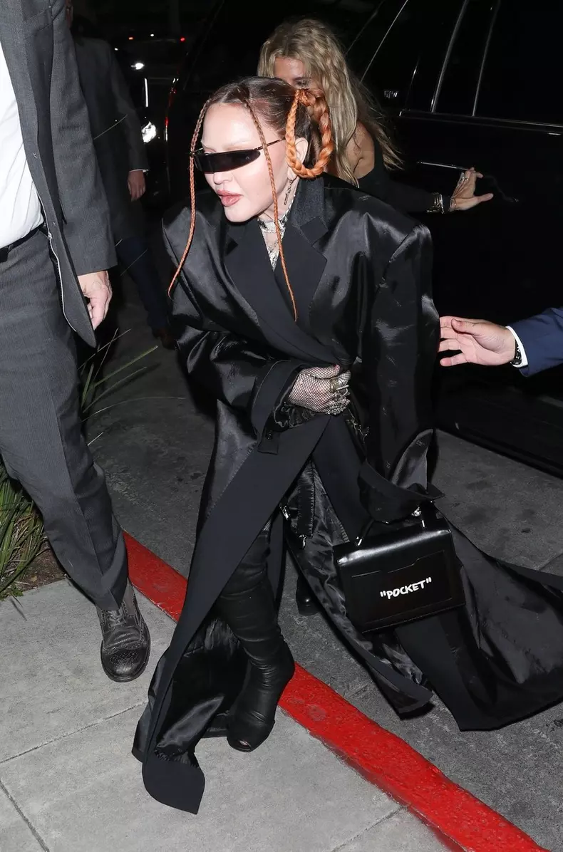 Madonna attends Mr. Brainwash's Grammy after-party