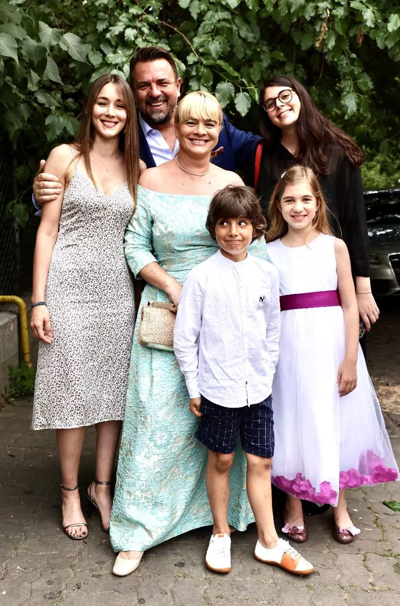 Horia Brenciu și familia lui