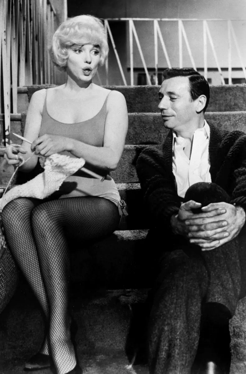 Yves Montand și Marylin Monroe