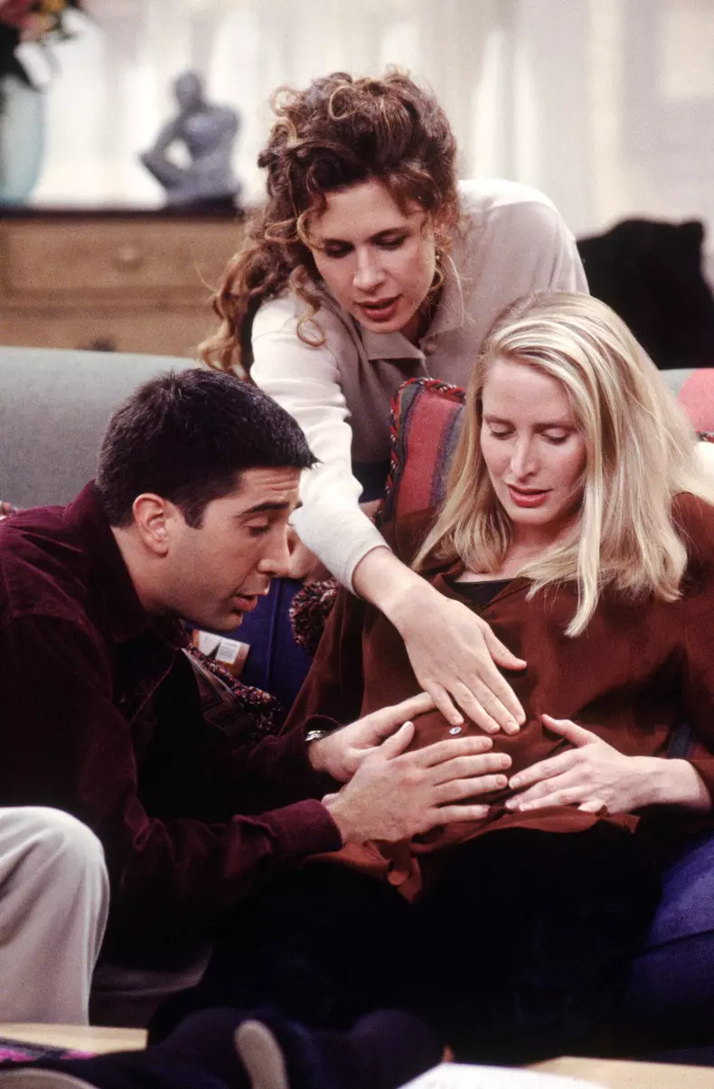 Susan Bunch, Jane Sibbett and David Schwimmer