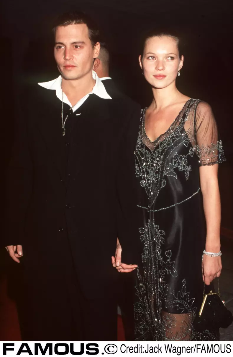Johnny Depp and Kate Moss