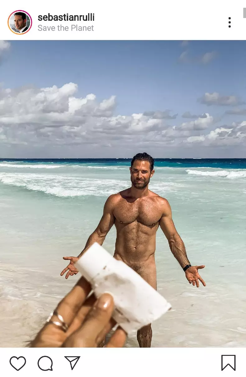 Sebastian Rulli a pozat gol pe Instagram