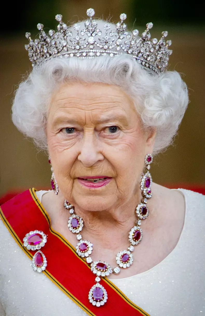 Rubsamen - Archives - Portraits de la reine Elisabeth II d'Angleterre lors de sa visite officielle en Allemagne