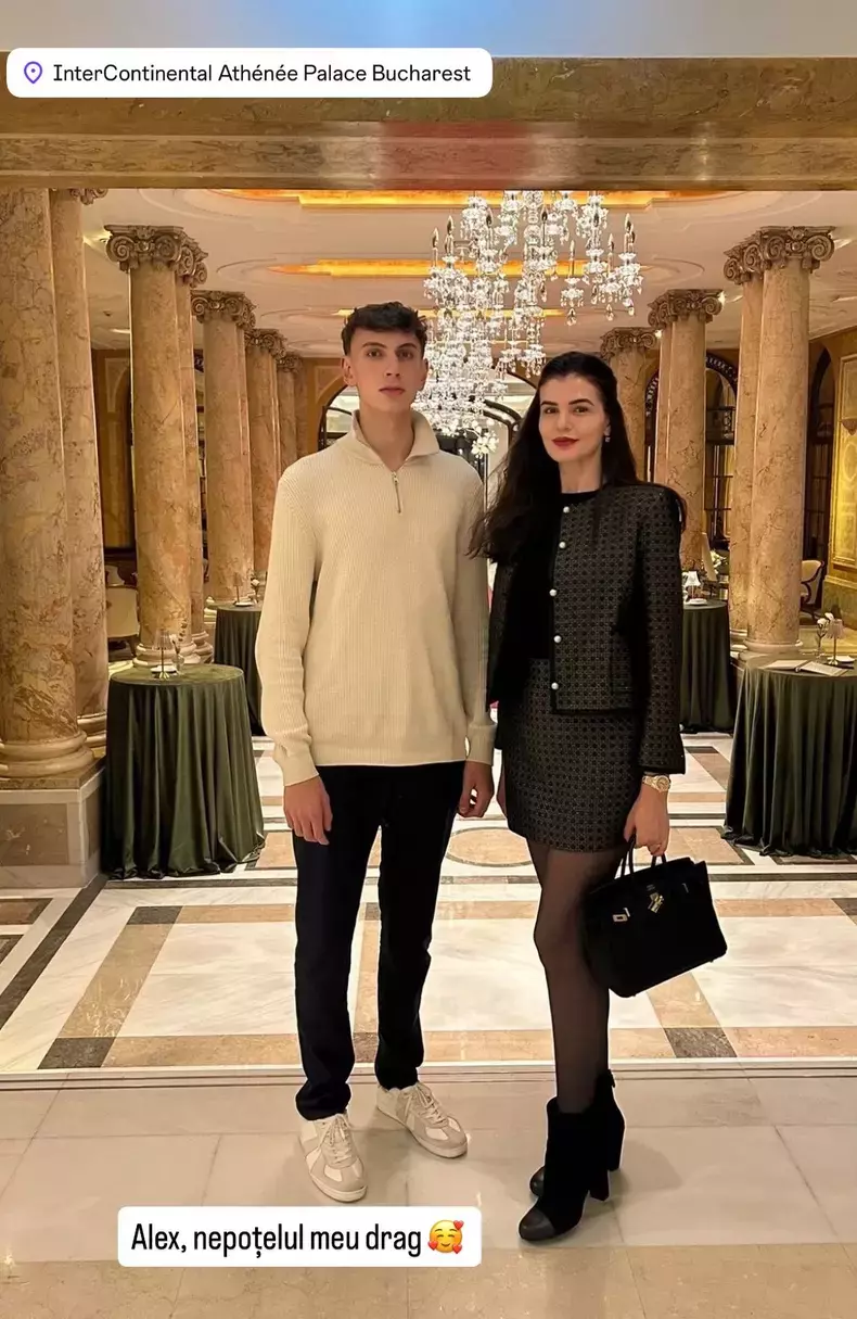 monica gabor si nepotul ei