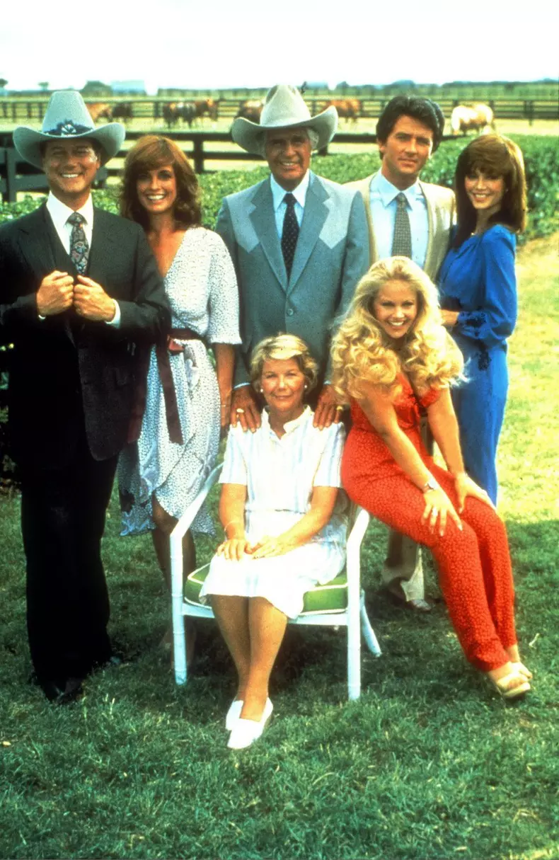 Dallas Year 1978 1991 Larry Hagman Linda Gray Jim Davis Patrick Duffy Victoria Principal Barbara Bel Geddes Charlene Tilton