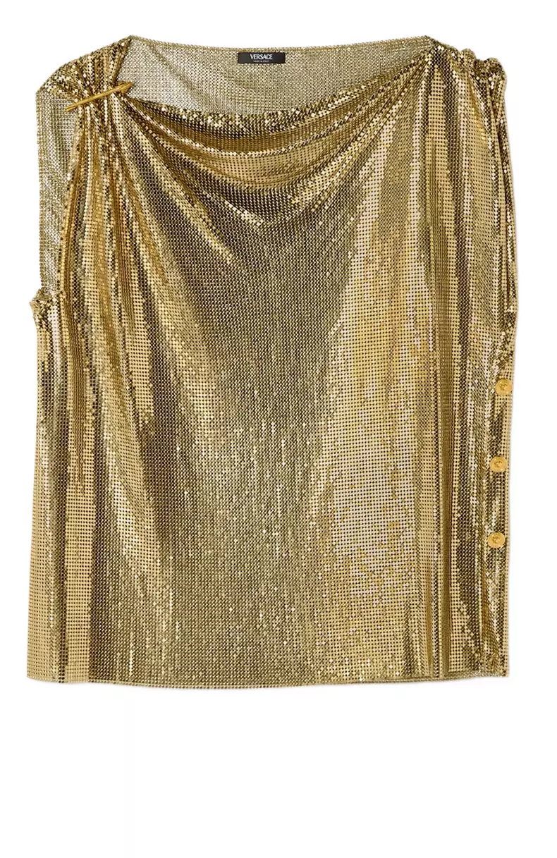Top din metal, Versace, 1.900 euro