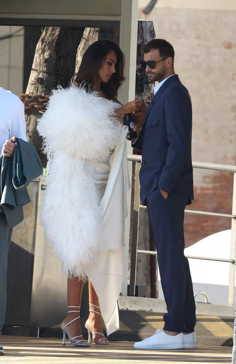 EXCLUSIVE: Madalina Ghenea And Grigor Dimitrov Spotted In Venice