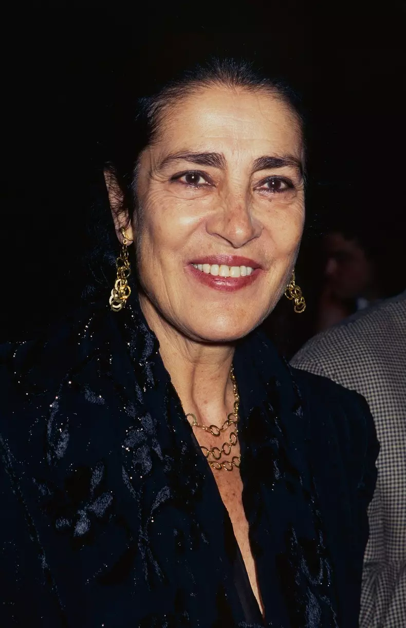 Irene Papas attends the premiere of "The Odyssey" at the Museum of Modern Art in New York City on May 13, 1997. Photo Credit: Henry McGee/MediaPunch