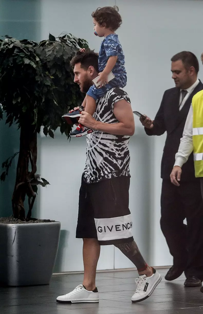 *EXCLUSIVE* Lionel Messi and family on vacation in Ibiza