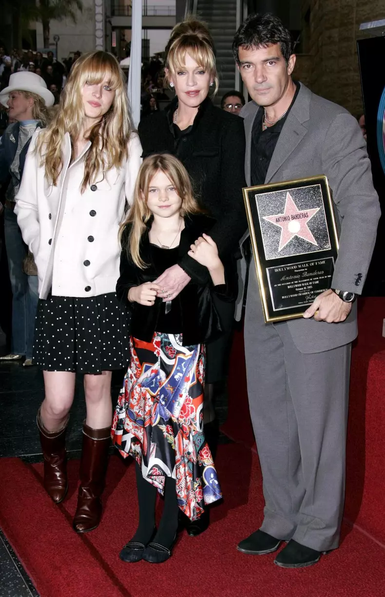 ANTONIO BANDERAS GETTING A STAR ON THE HOLLYWOOD WALK OF FAME, HOLLYWOOD, CALIFORNIA, AMERICA - 18 OCT 2005