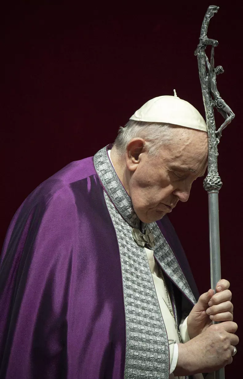 Pope Francis at the penitential service in the Vatican / Photo 2022