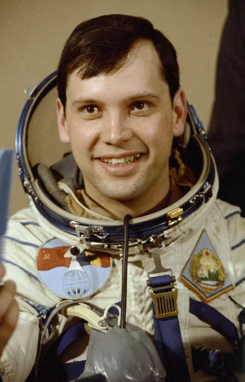 Romanian mission specialist Dumitru Prunariu