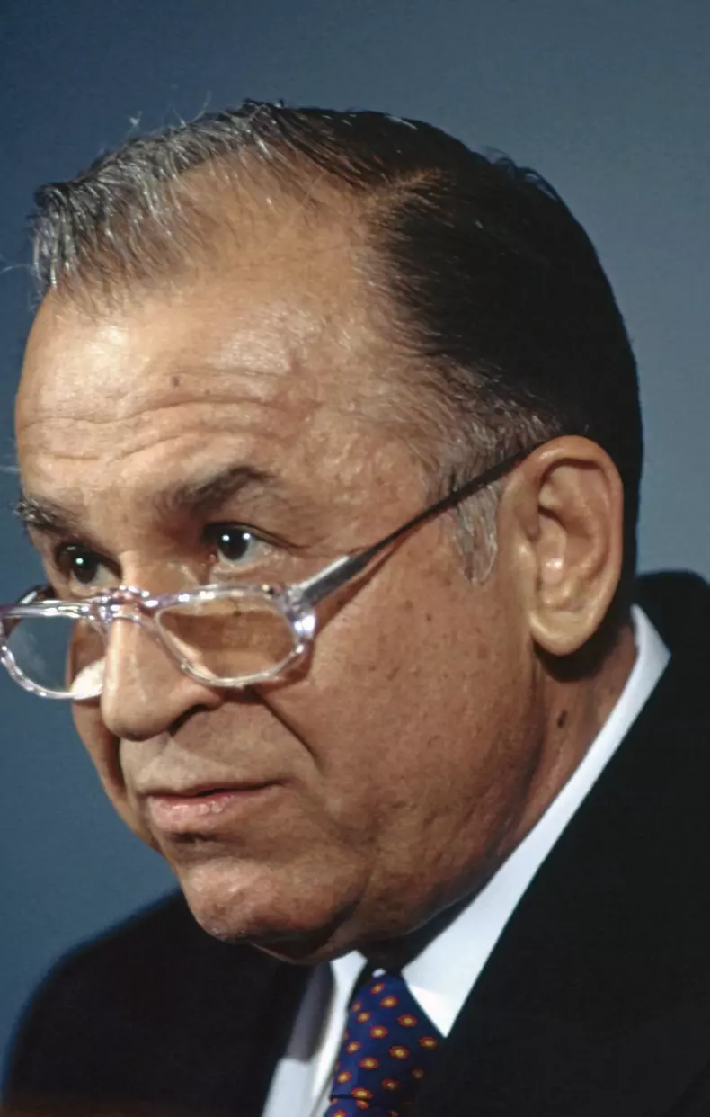 President Of Romania Ion Iliescu At National Press Club