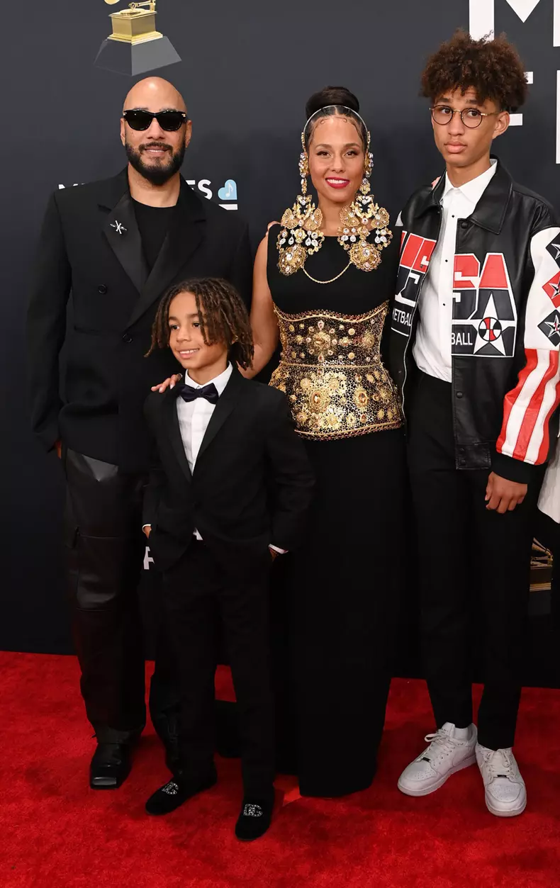 Swizz Beatz, Alicia Keys și copiii lor