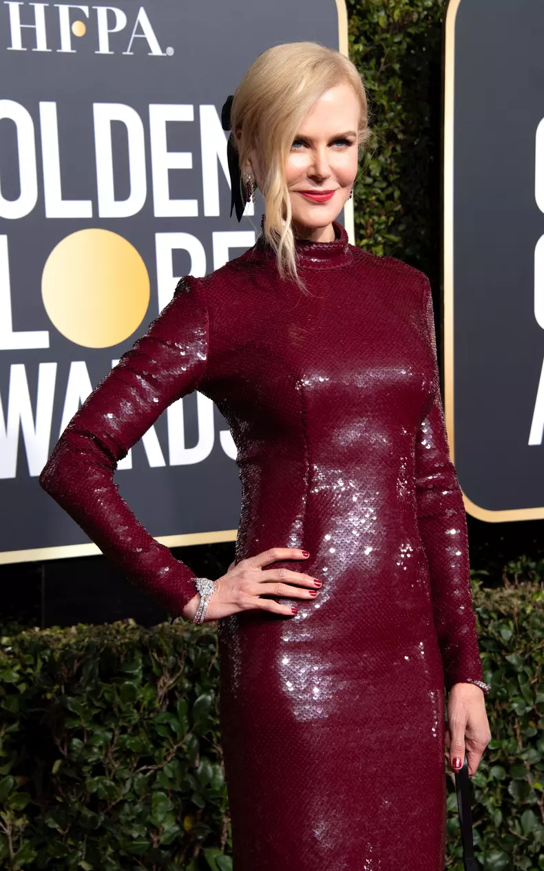 Nicole Kidman, tinuta Globurile de Aur 2019