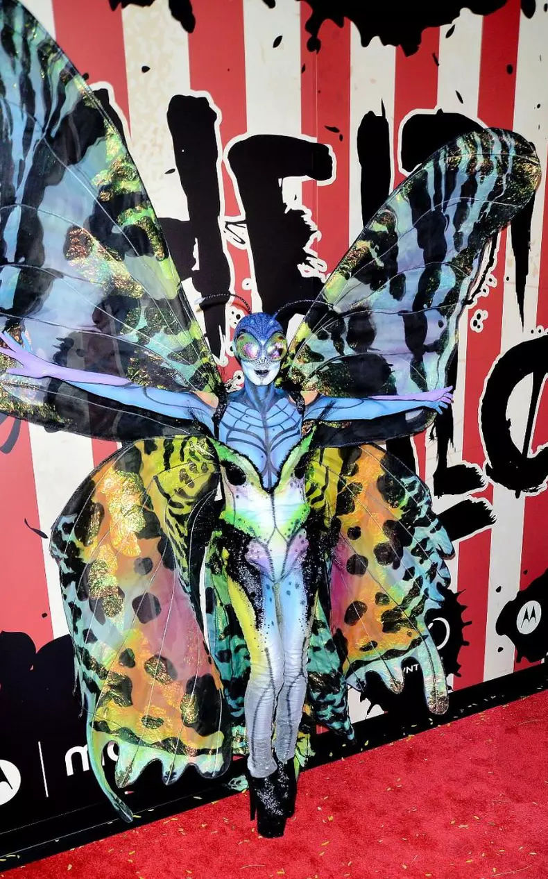 În 2014 s-a deghizat într-un fluture