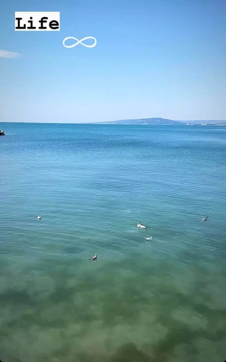 Anghel Damian la malul marii