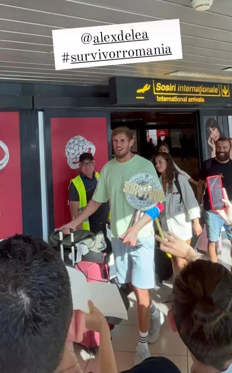 Alex Delea a ajuns in Romania