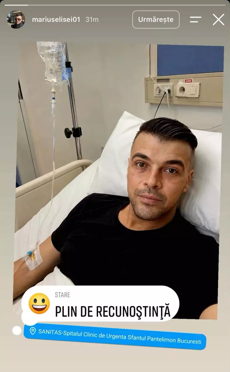 Marius Elisei la spital