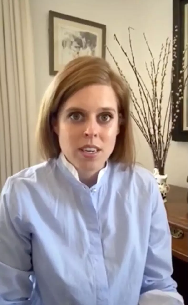 Prince Andrew's dauggterr sends message of support o children's hospice patients from  quarantine