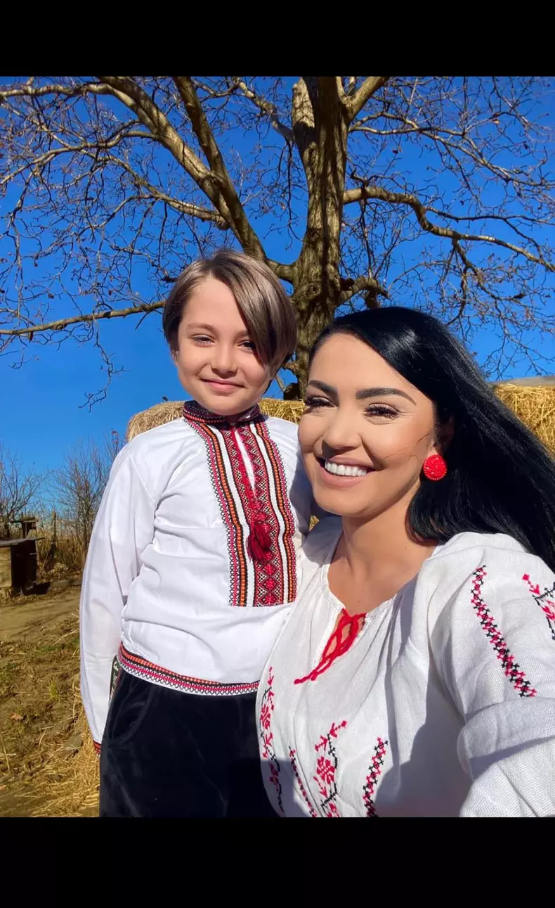 andreea mantea si fiul david
