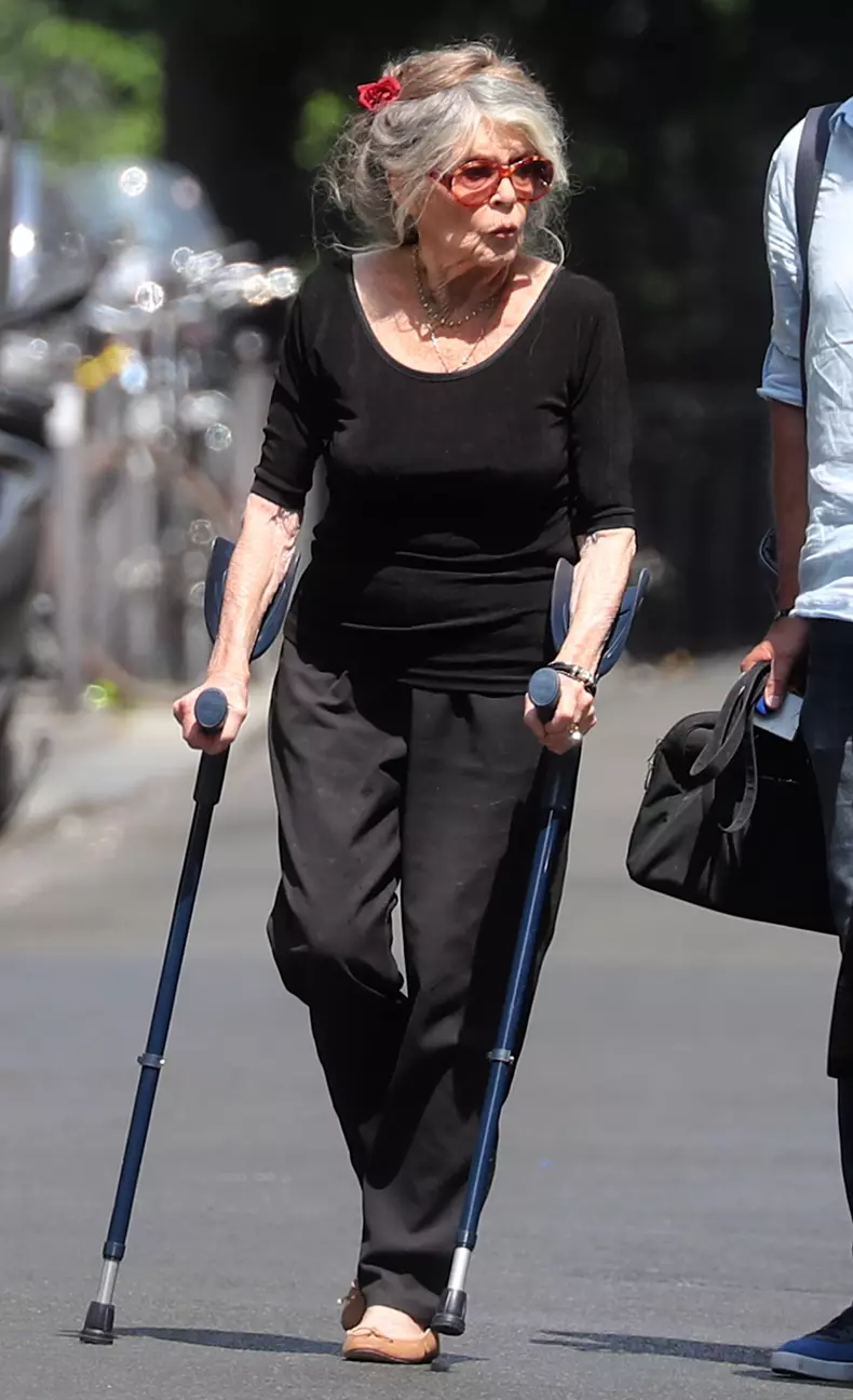 Exclusif - No Web No Blog - Brigitte Bardot se rend à sa fondation à Paris