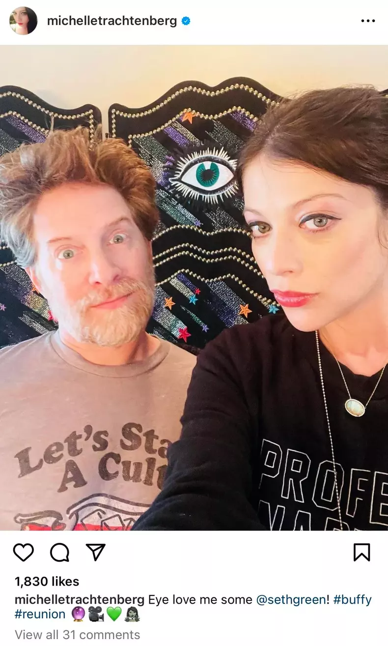 michelle-trachtenbergs-post-on-instagram-with-seth-green-v0-iogc4dd8d70c1