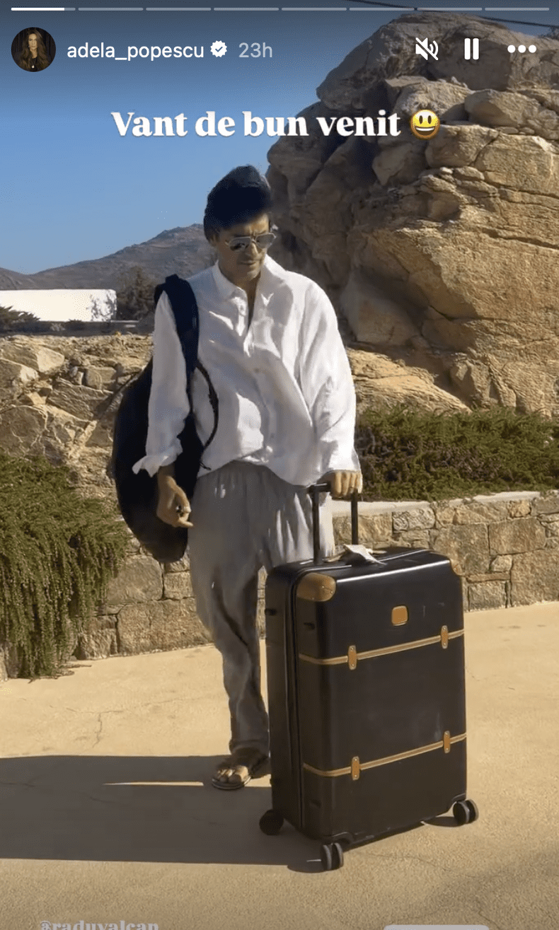 Radu Vâlcan în vacanță