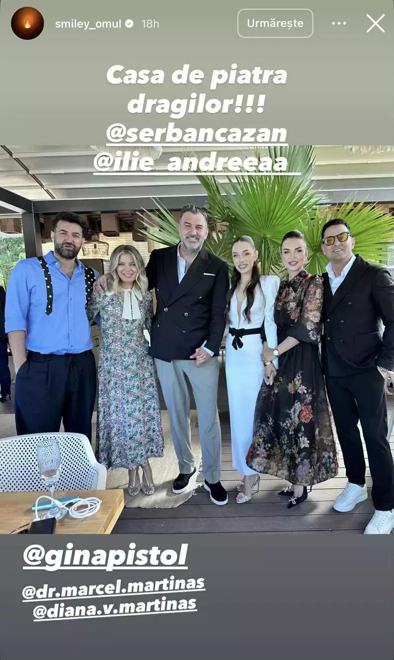 smiley si gina pistol la nunta lui cazan