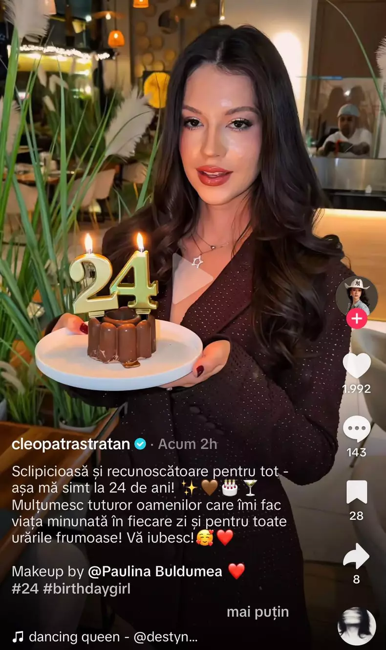 Cleopatra Stratan zi de nastere1