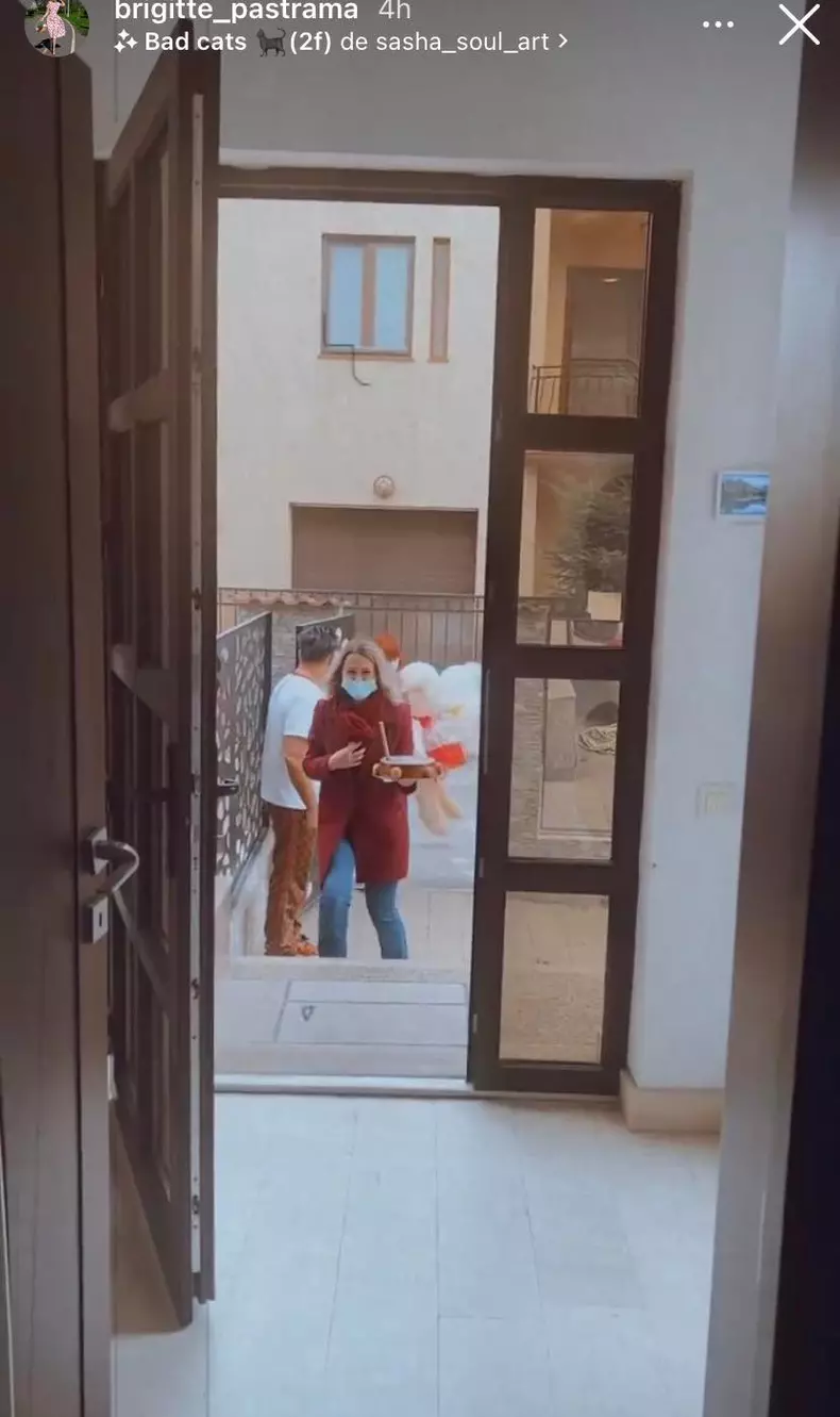 Brigitte cadou de ziua sa