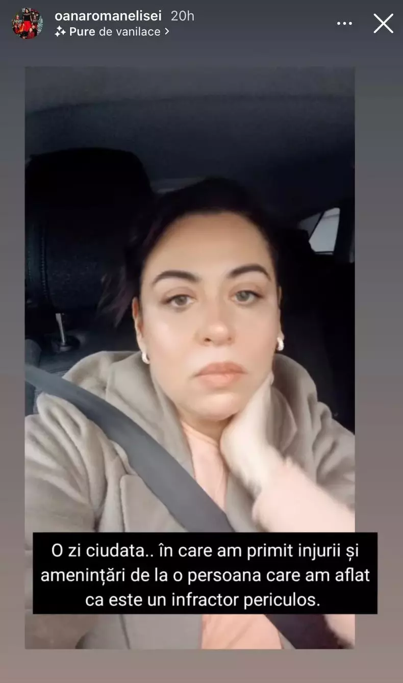 Oana Roman, amenintat cu bataia