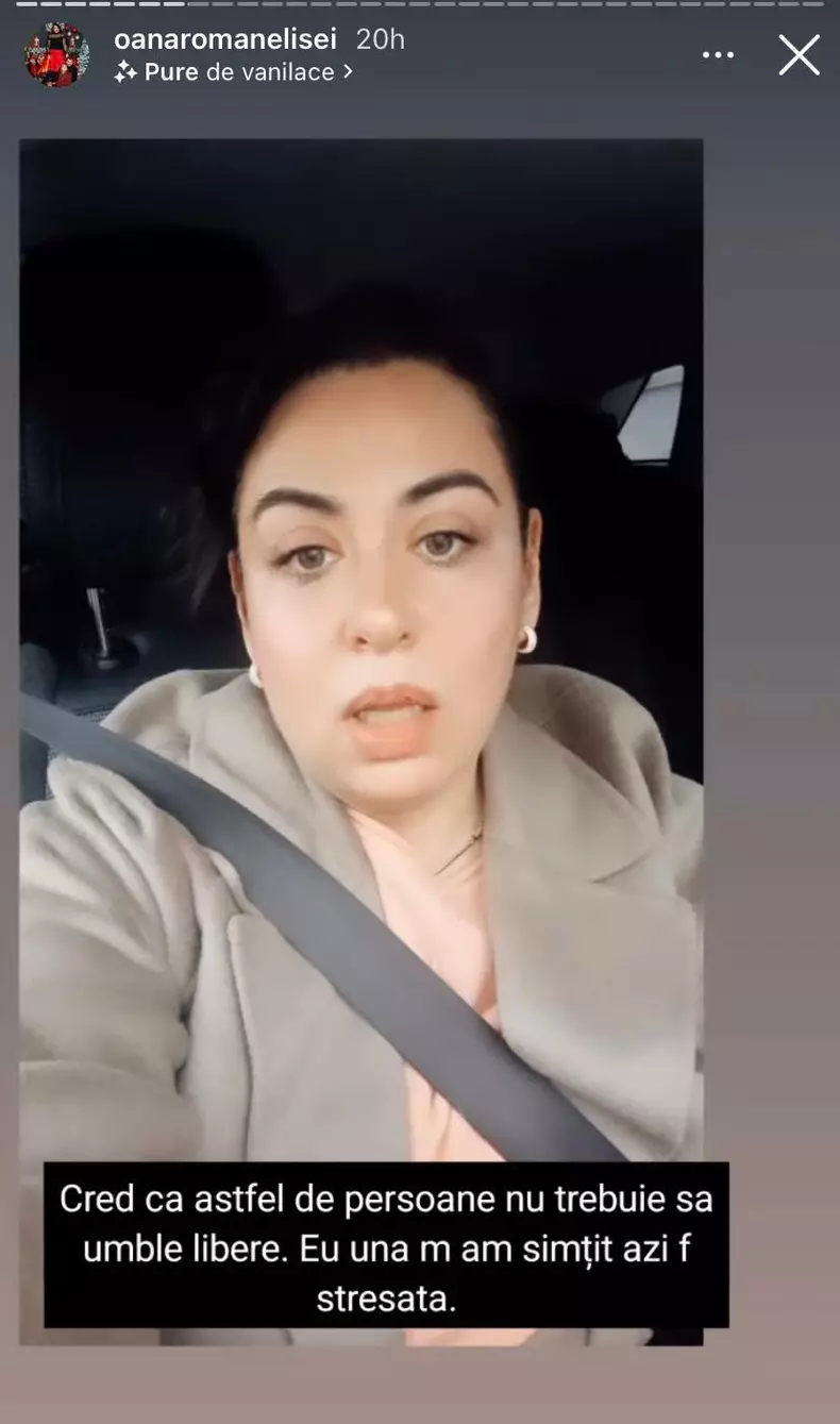 Oana Roman amenintata