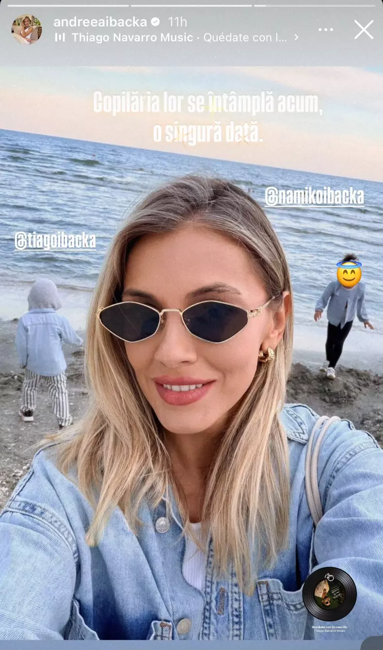 Andreea Ibacka si copiii