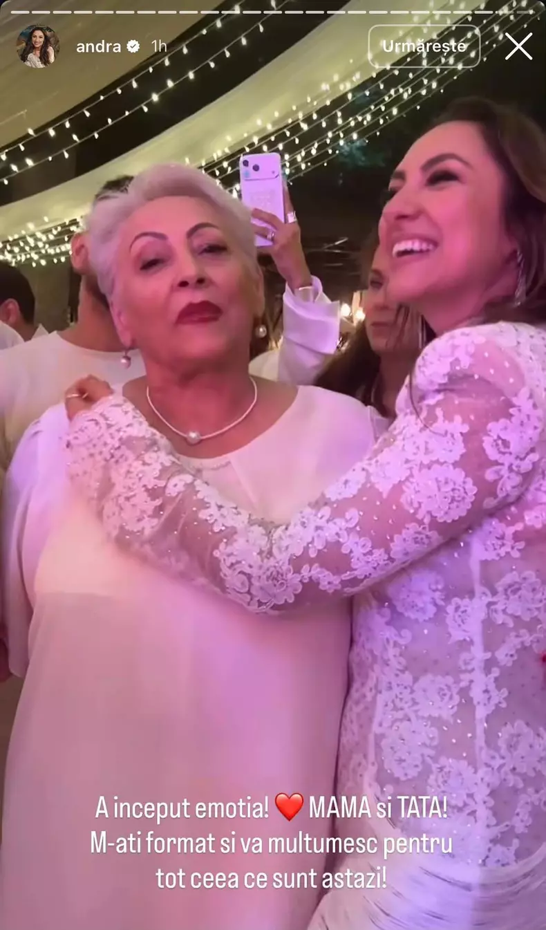Andra petrecere alaturi de mama ei