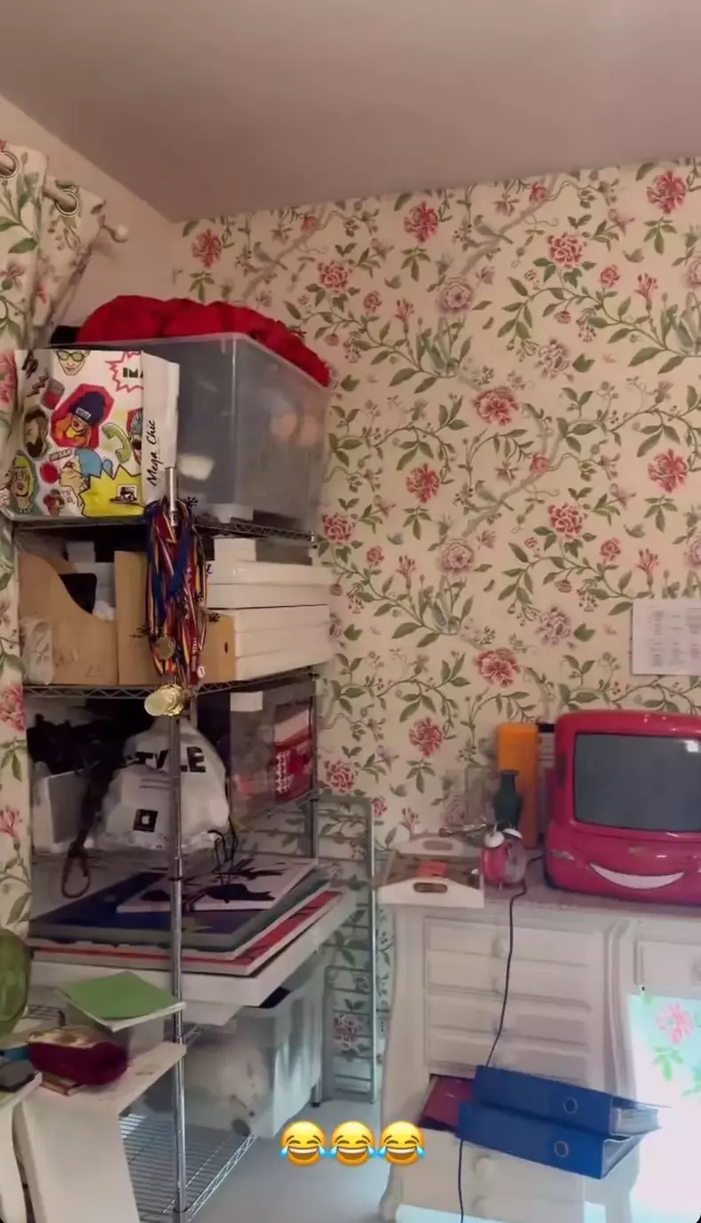 Alexia Eram, imagini din camera din copilărie  (1)