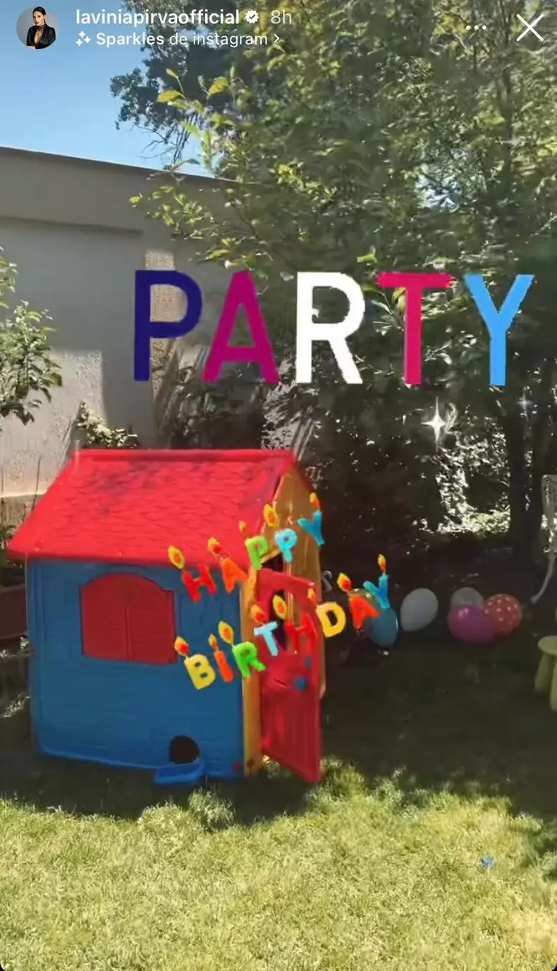 Fiul Laviniei implineste 3 ani